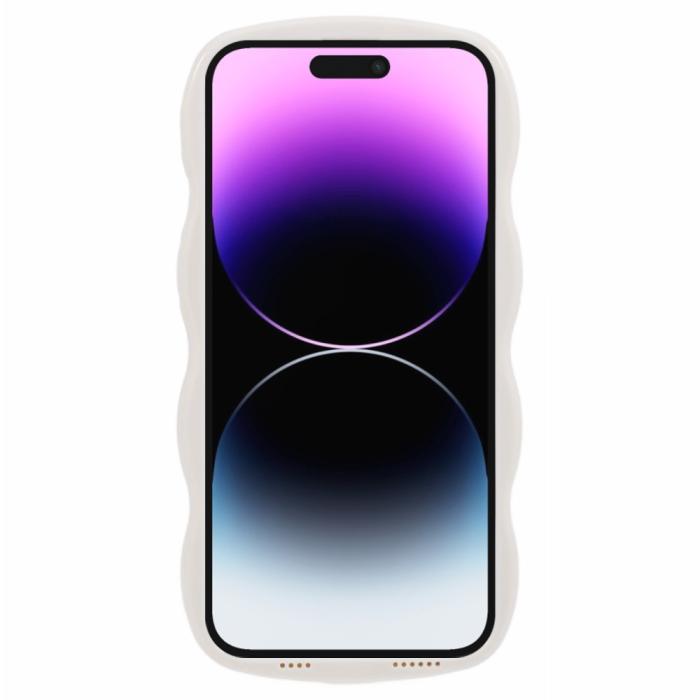 Bild 2,  iPhone 14 Pro Max Mobilskal Wavy Textur Beige