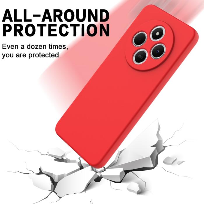 Bild 5,  Xiaomi Redmi 14C Skal Liquid Silikon Röd