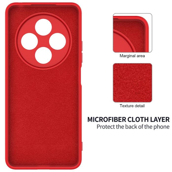 Bild 6,  Xiaomi Redmi 14C Skal Liquid Silikon Röd