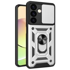  Samsung Galaxy S24 Plus Skal CamShield Hybrid Ring Silver