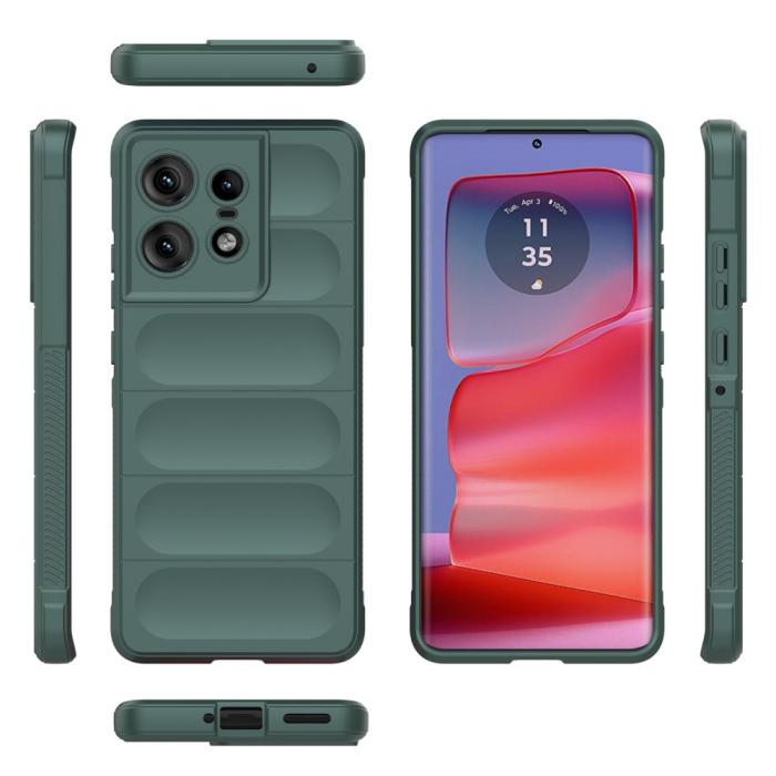 Bild 5,  Motrola Edge 50 Pro 5G Skal Magic Shield Mörk Grön