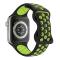 ColorPop Sportarmband Dual-Color Apple Watch 42/41/40/38 mm (M/L) Svart/Gul