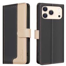 BINFEN BINFEN iPhone 17 Pro Max Fodral RFID Splicing Color Svart