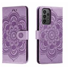  Samsung Galaxy A24 5G Fodral Mandala L&auml;der Lila