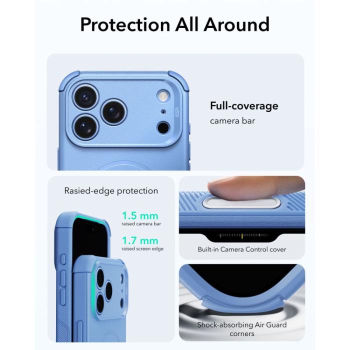 Bild 3, ESR ESR iPhone 18 Pro Max / 17 Pro Max Skal MagSafe Cyber Tough