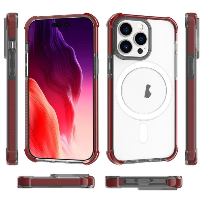 Bild 2,  iPhone 15 Pro Skal Shockproof MagSafe Hybrid Brun