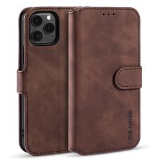 DG.MING iPhone 13 Mini - DG.MING Retro L&auml;der Fodral - Brun