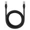 BASEUS BASEUS 3 m Cat5 RJ45 Nätverkskabel Svart