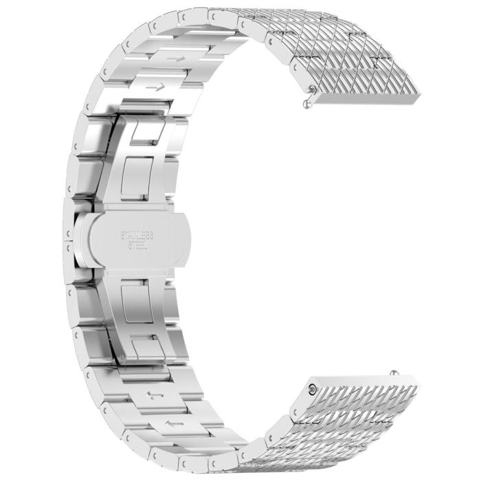 Bild 4,  Klockarmband 22 mm Rostfritt Stål Silver