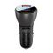 Acefast Acefast 45W Snabbladdare Billaddare 2x USB-A Svart