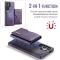 DG.MING DG.MING Galaxy S25 Ultra 2in1 Skal Magnetiskt Kortfack Lila