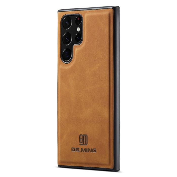 Bild 3, DG.MING DG.MING Samsung Galaxy S23 Ultra Skal Läderbelagt Brun