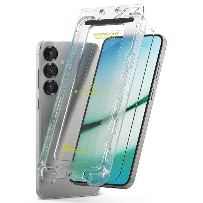Bild 2, Ringke Ringke Galaxy S25 / S24 2-PACK Easy Slide Skärmskydd Härdat Glas