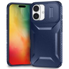  iPhone 16 Plus Skal CamShield Hybrid M&ouml;rk Bl&aring;