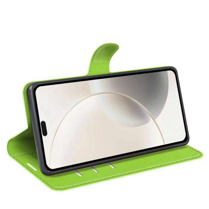 Bild 6,  Honor 400 Smart Fodral Litchi Läder Grön