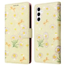 Samsung Galaxy S26 Plus Fodral RFID L&auml;der Yellow Daisy
