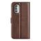  Motorola Moto G51 Fodral PU Läder Brun