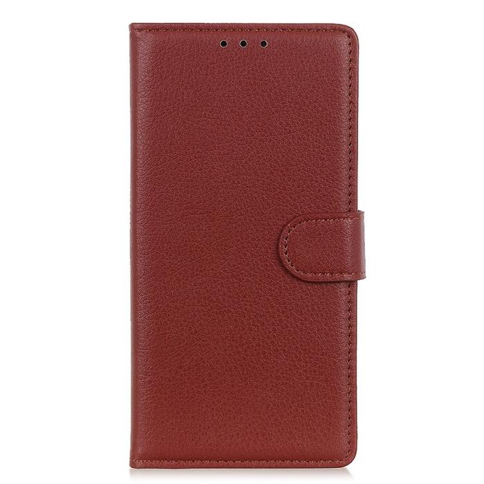Bild 6,  Xiaomi 14 Ultra Fodral Litchi Läder Brun