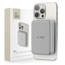 Tech-Protect Tech-Protect 10000 mAh MagSafe Powerbank LifeMag Titanium