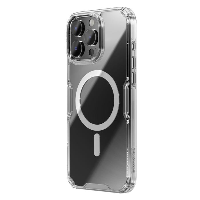 Bild 2, NILLKIN NILLKIN iPhone 16 Pro Max Skal MagSafe Pro Transparent
