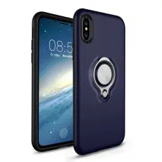  iPhone X/Xs Ringskal M&ouml;rk Bl&aring;