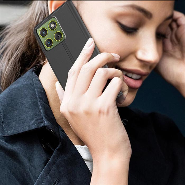 Bild 6,  Motorola Edge 70 Fodral Flip Läder Svart