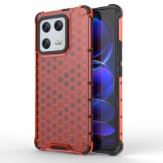  Xiaomi 13 Pro 5G Skal Shockproof Honeycomb Textur R&ouml;d