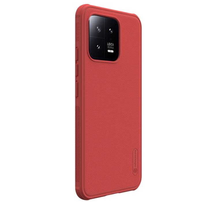 Bild 2, NILLKIN NILLKIN Xiaomi 13 5G Skal Frosted Shield Pro Röd