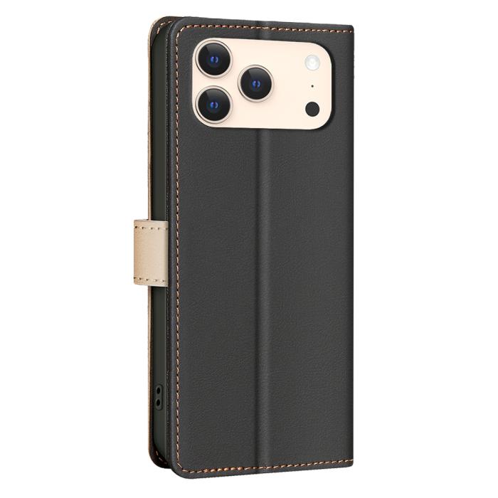 Bild 3, BINFEN BINFEN iPhone 17 Pro Max Fodral RFID Splicing Color Svart