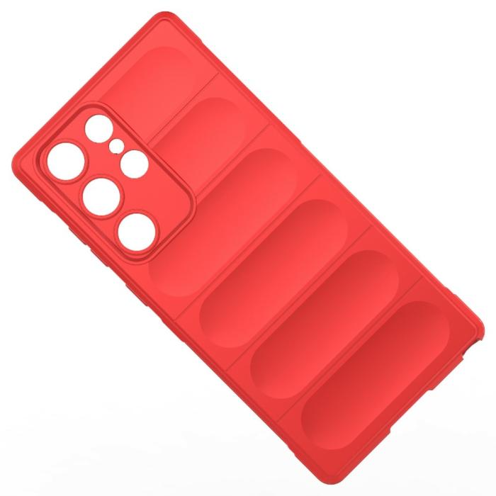 Bild 6,  Samsung Galaxy S23 Ultra Skal Magic Shield Röd