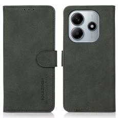 KHAZNEH KHAZNEH Xiaomi Redmi Note 14 4G Fodral Retro L&auml;der Gr&ouml;n