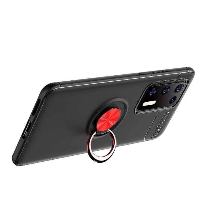 Bild 4,  Huawei P40 - Ring Skal - Svart/Röd