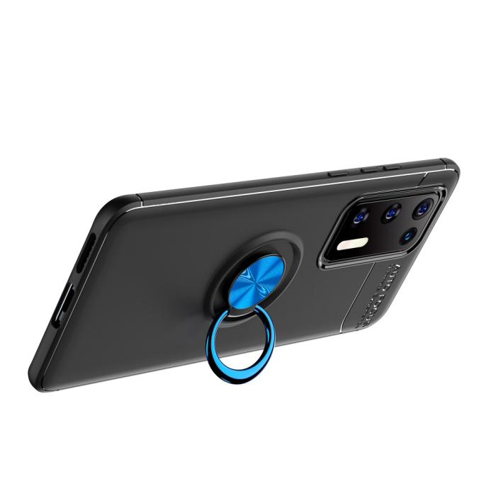 Bild 4,  Huawei P40 - Ring Skal - Svart/Blå