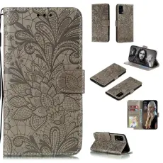  Huawei P40 Pro - Blommigt M&ouml;nster - Gr&aring;