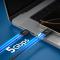 Spigen Spigen 2m 100W USB-C - USB-C Kabel Essential Svart