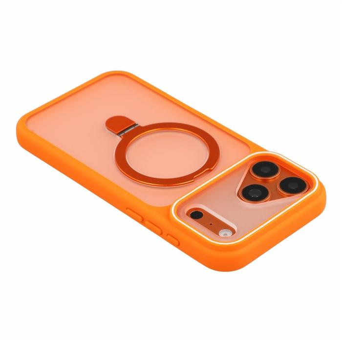Bild 5,  iPhone 18 Pro / 17 Pro Skal Med Fällbart MagSafe Stativ Orange