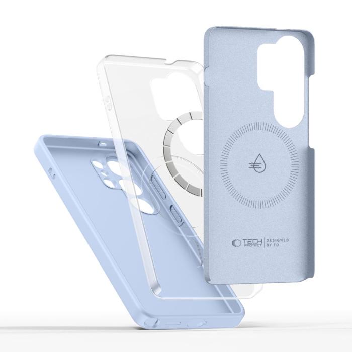 Bild 3, Tech-Protect Tech-Protect Galaxy S26 Ultra Skal MagSafe Silicone Sky Blue