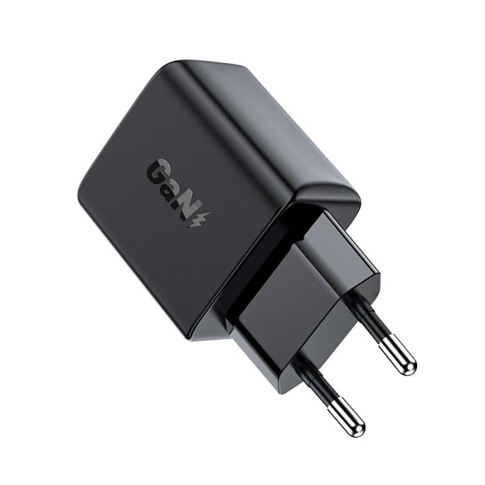 Bild 3, Acefast Acefast 30W GaN PD QC USB-C Väggladdare Svart