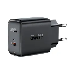 Acefast Acefast 30W GaN PD QC USB-C V&auml;ggladdare Svart