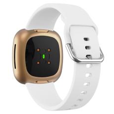  Fitbit Versa 4/Sense 2 Klockarmband Silikon Vit