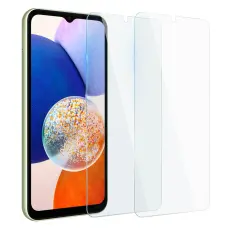 NORTHJO NORTHJO Galaxy A14 4G/5G 2-PACK Sk&auml;rmskydd H&auml;rdat Glas