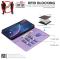  Samsung Galaxy S25 FE Fodral RFID Läder Lila
