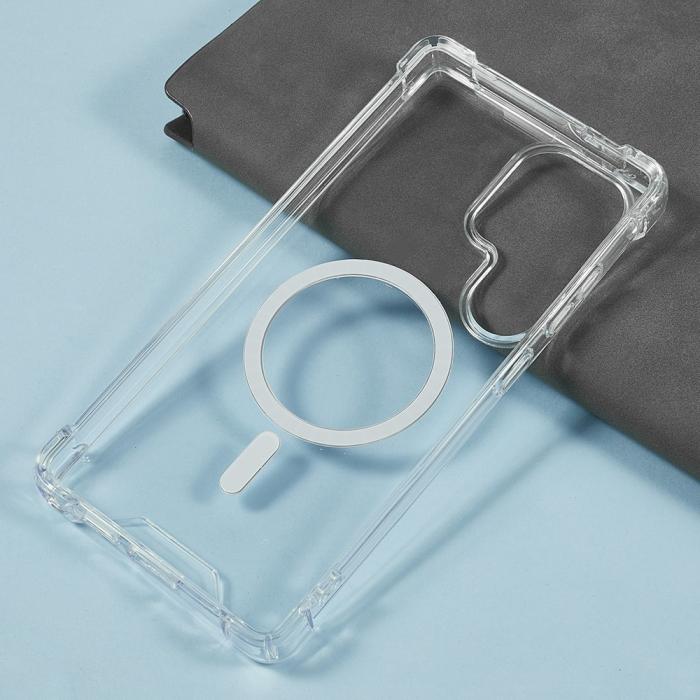 Bild 4,  Galaxy S26 Ultra Skal MagSafe Shockproof Hybrid Transparent