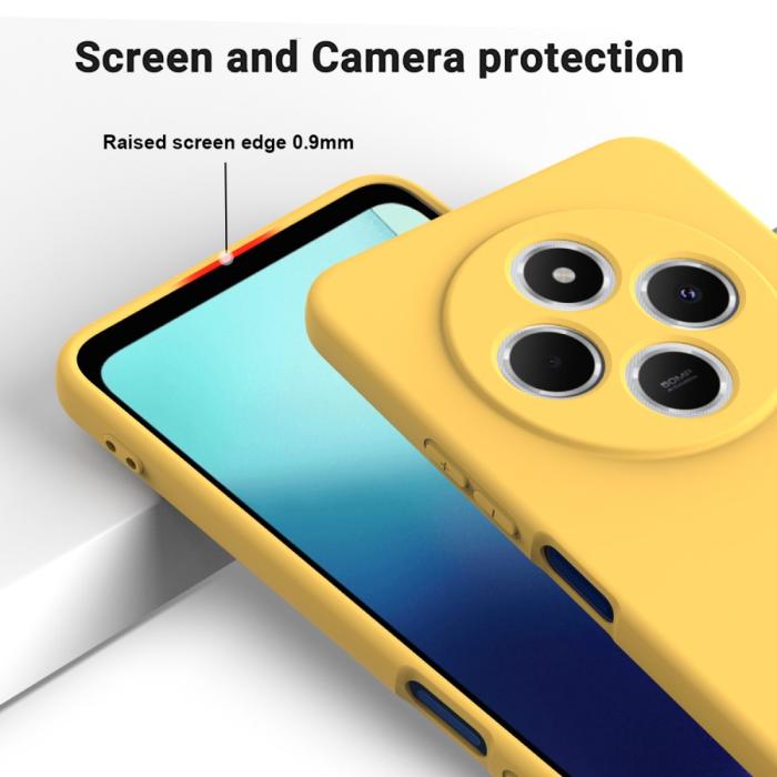 Bild 4,  Xiaomi Redmi 14C Skal Liquid Silikon Gul