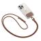 Tech-Protect Tech-Protect Mobilsnöre CrossBody Strap Chocolate Brown