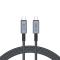 Tech-Protect Tech-Protect 2 m 240W PD 8K USB-C/USB-C Kabel UltraBoost Grå