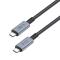 Tech-Protect Tech-Protect 2 m 240W PD 8K USB-C/USB-C Kabel UltraBoost Grå