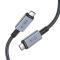 Tech-Protect Tech-Protect 1 m 240W PD 8K USB-C/USB-C Kabel UltraBoost Grå