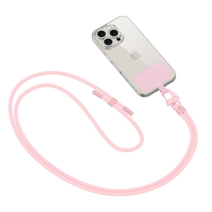 Bild 2, Tech-Protect Tech-Protect Mobilsnöre CrossBody Strap Baby Pink