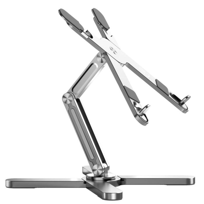 Bild 2, Tech-Protect Tech-Protect Laptop Stativ Justerbart Universal Silver